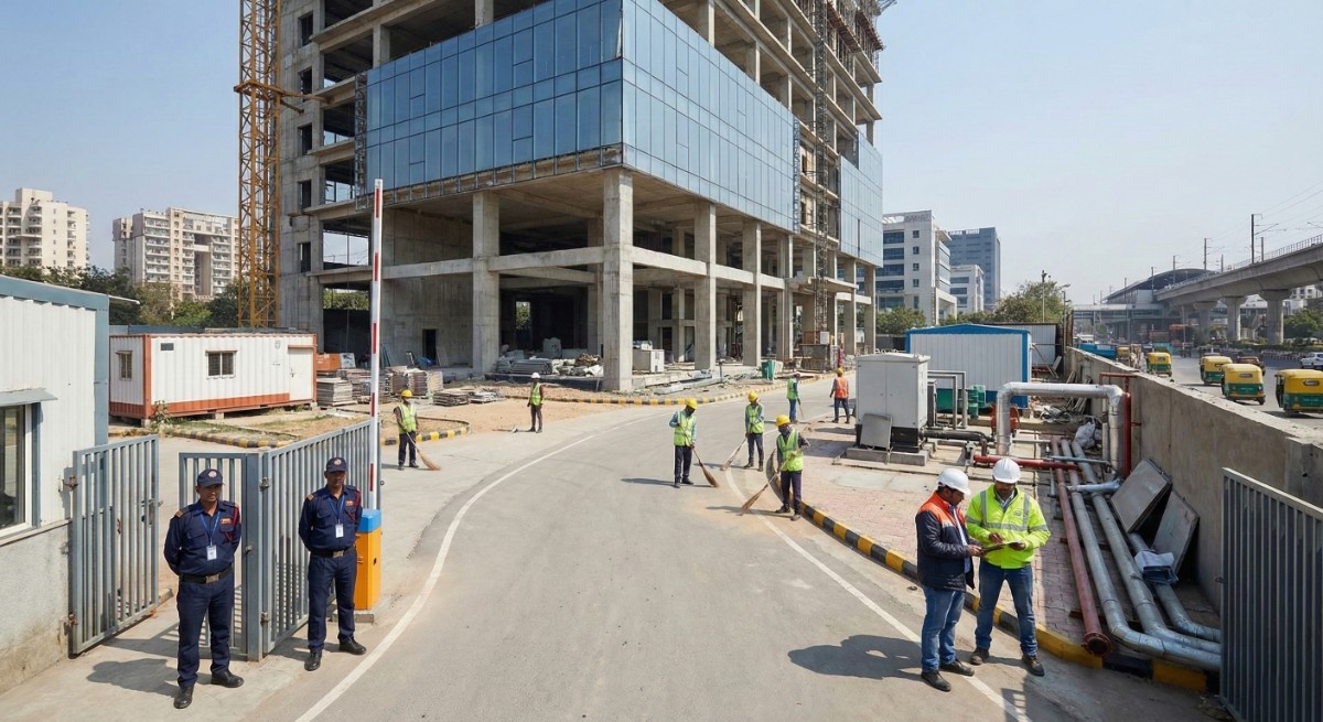 Commercial Facility Management Services During Construction in Delhi NCR